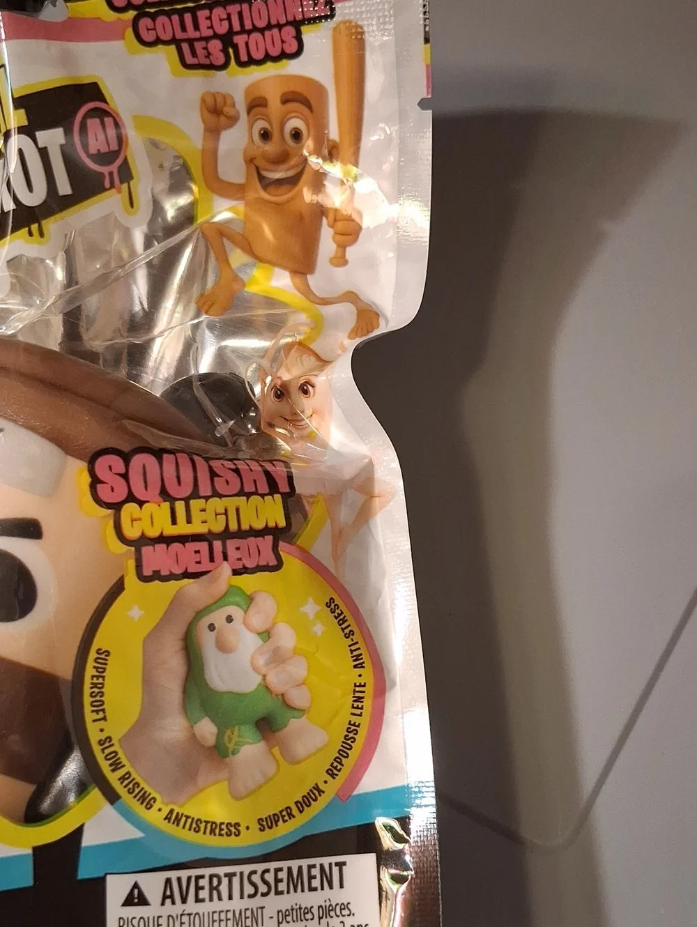 Universal Brainrot Squish Figure - Brown & Beige